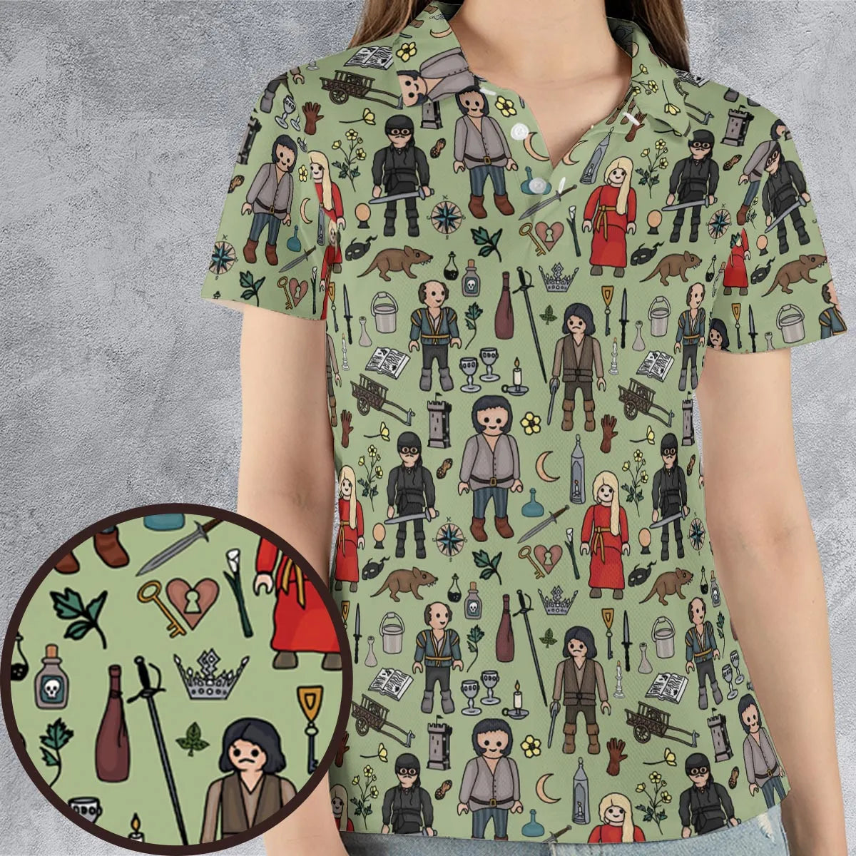As You Wish Princess Bride AOP Men/Women Polo Shirt