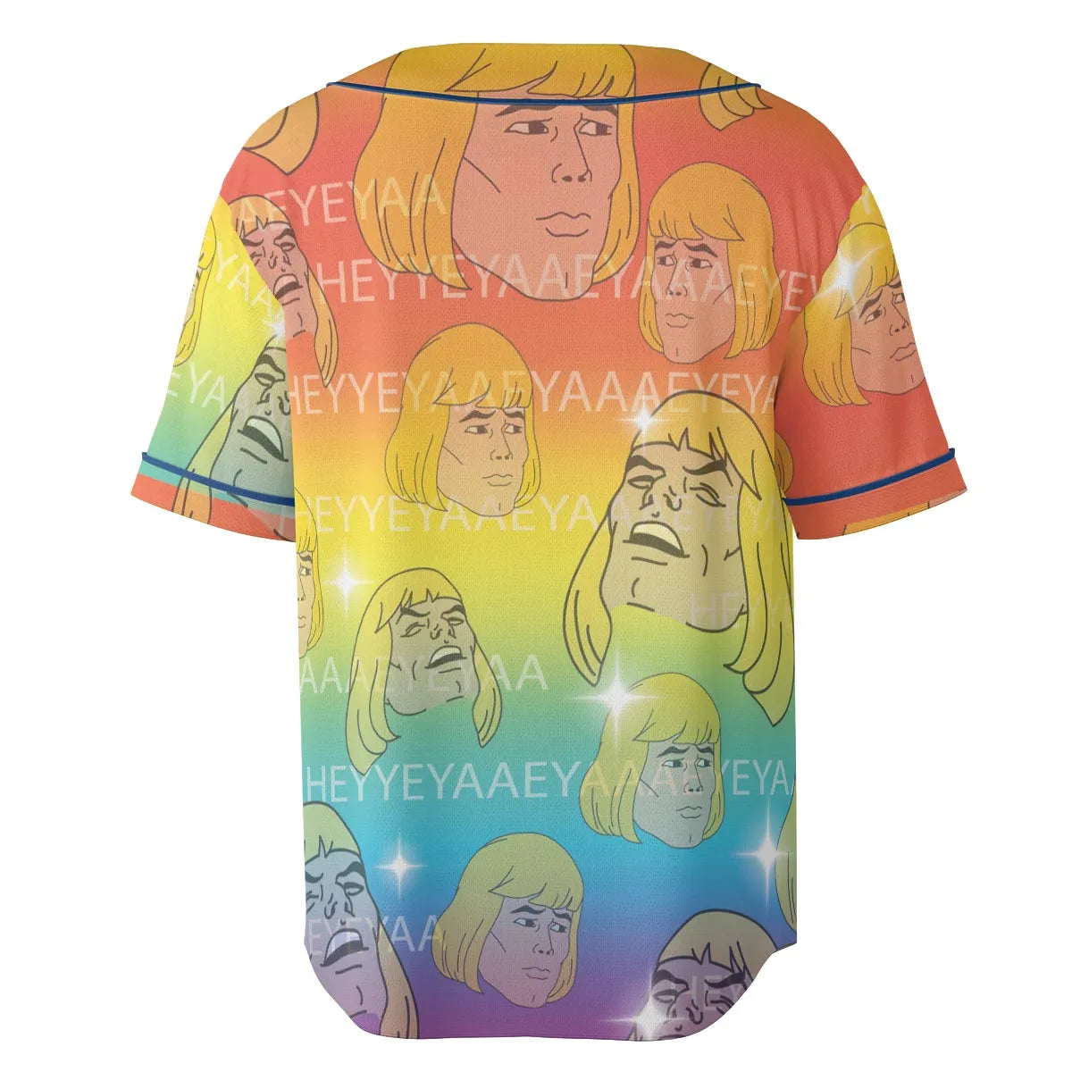 HEYYEYAA He-Man MOTU Unisex Baseball Jersey