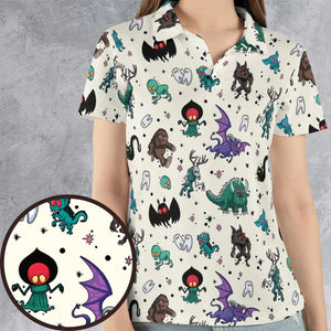 Cryptids of the Americas Cryptozoology Cryptids Monster AOP Men/Women Polo Shirt