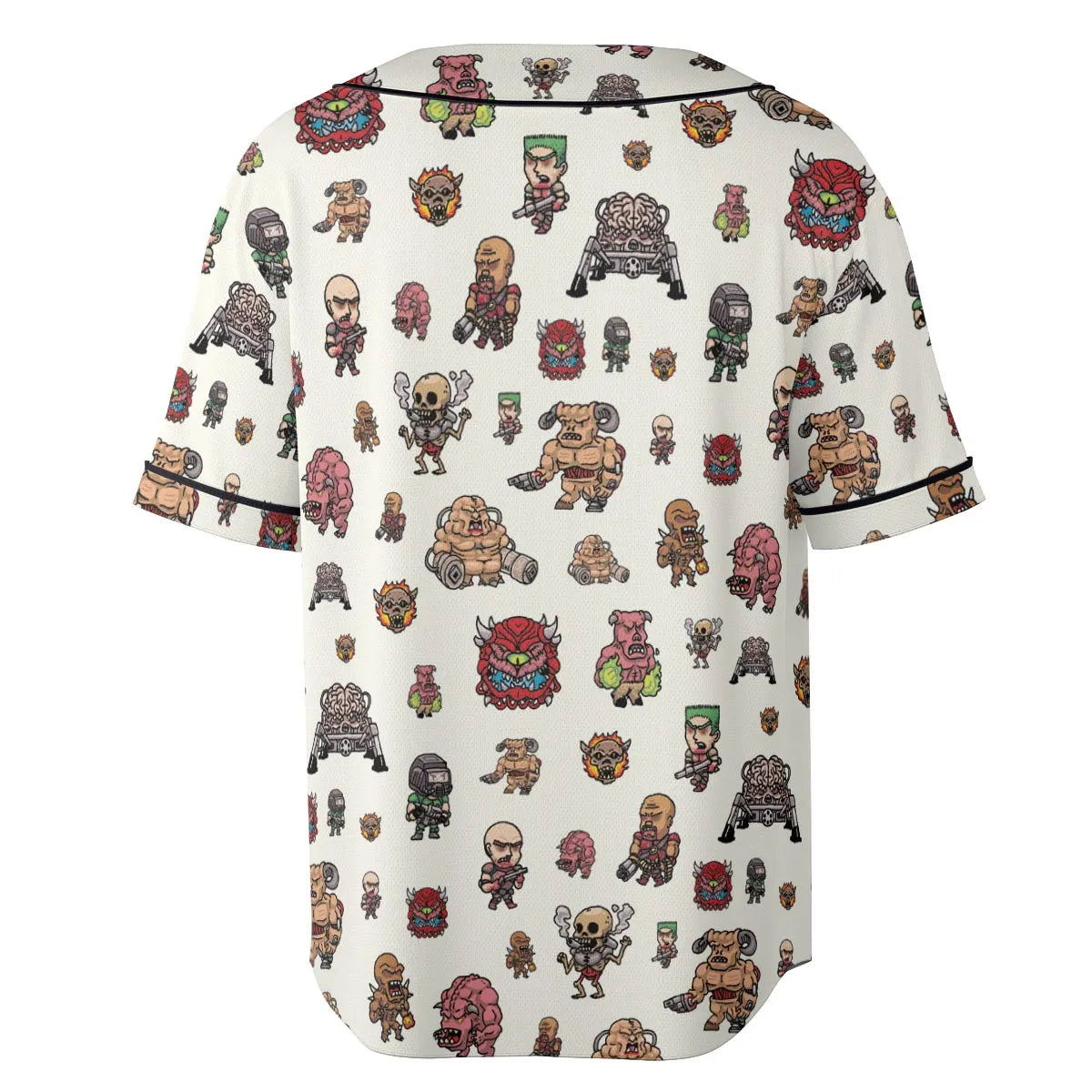 Doom Chibi Characters Unisex Baseball Jersey