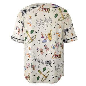 The Silly Symphony Characters Unisex Baseball Jersey
