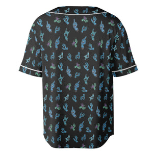 Santa Cruz Screaming Hand Unisex Baseball Jersey
