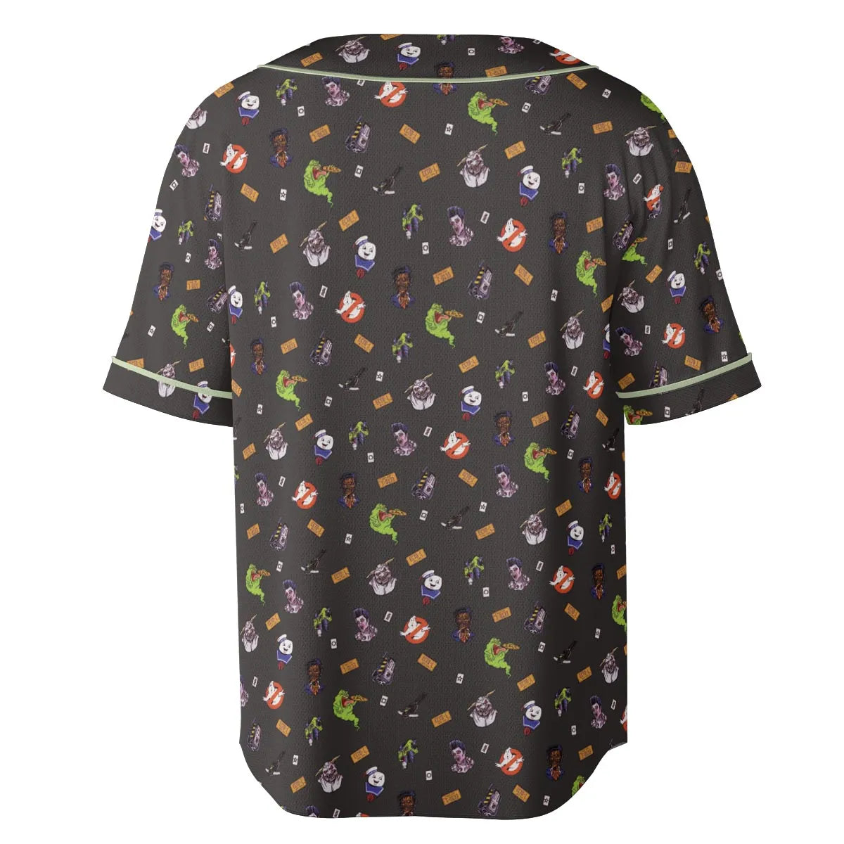 Ghostbusters Pattern Unisex Baseball Jersey
