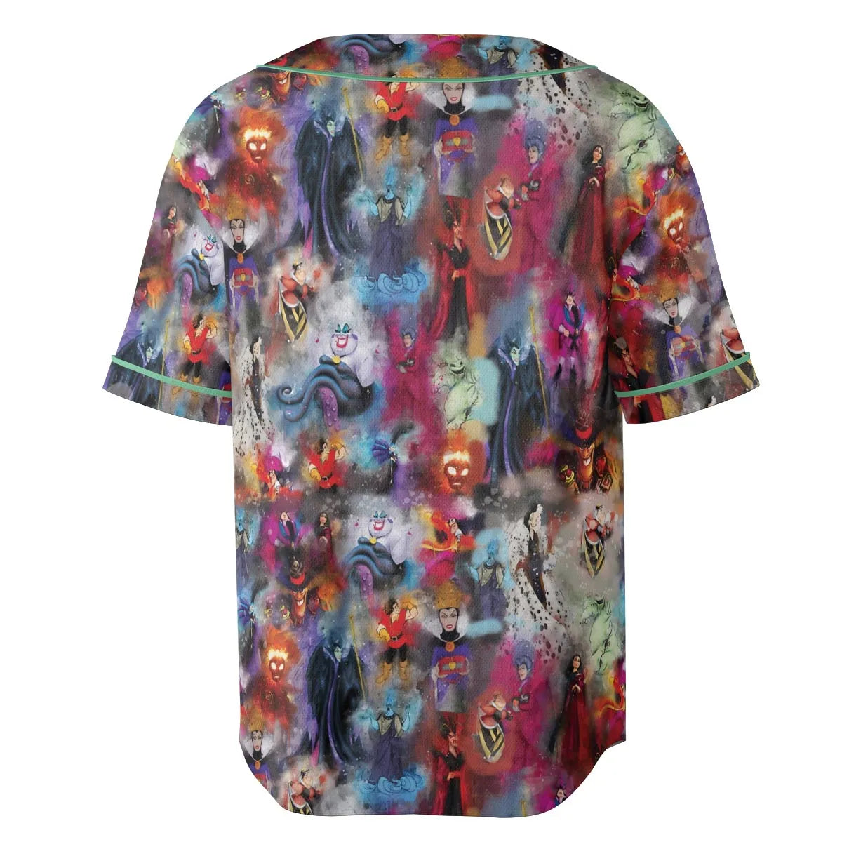 Watercolor Villains Unisex Baseball Jersey