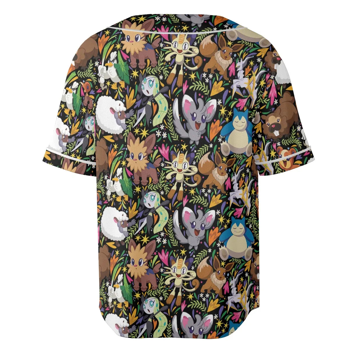 Exotic Tropical Pokemon Unisex Baseball Jersey
