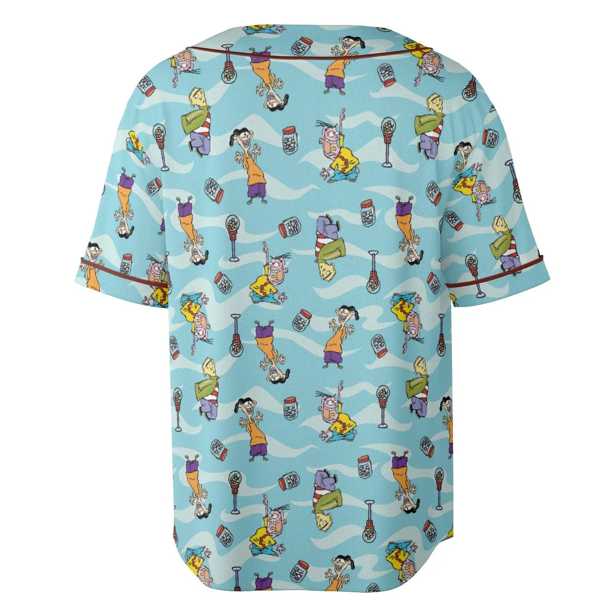 Quick Tips Regarding Ed, Edd, n Eddy Pattern Unisex Baseball Jersey
