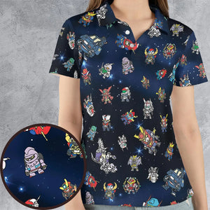 Shogun Warriors Toys AOP Men/Women Polo Shirt
