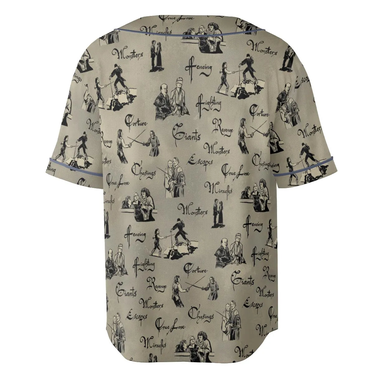 Hencing Fighting The Princess Bride Unisex Baseball Jersey