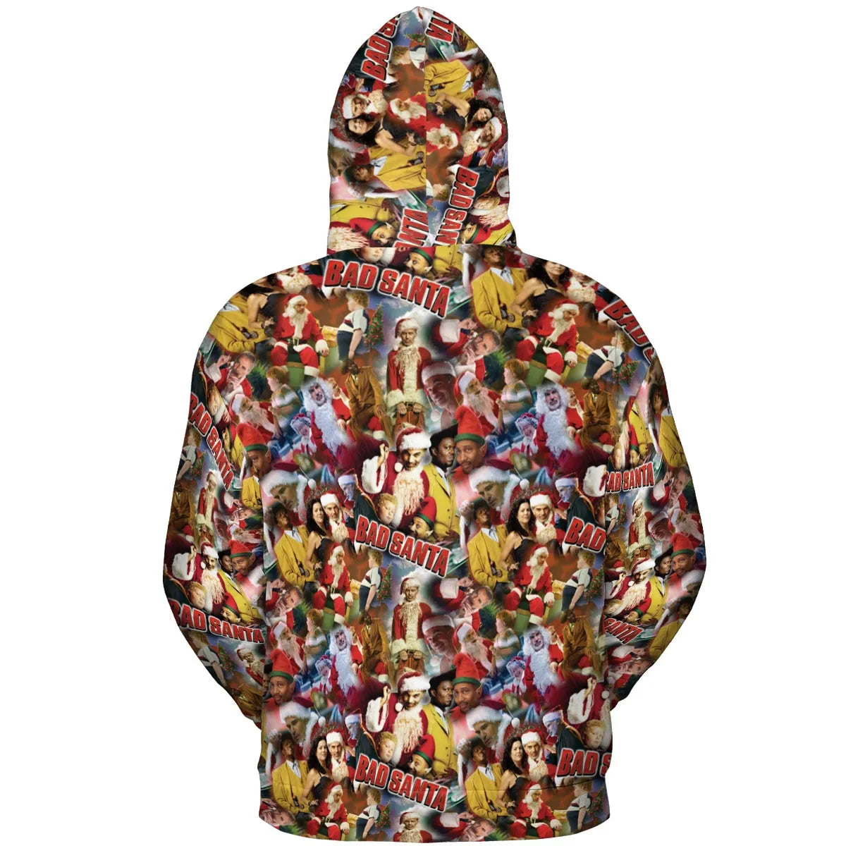 Bad Santa Pattern All-over Print Hoodie