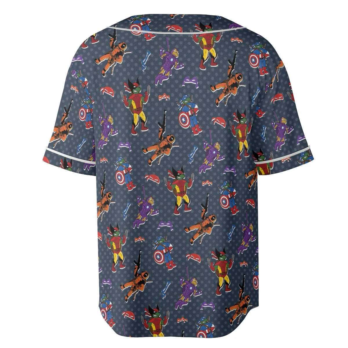 Super Turtles TMNT Unisex Baseball Jersey
