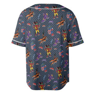 Super Turtles TMNT Unisex Baseball Jersey