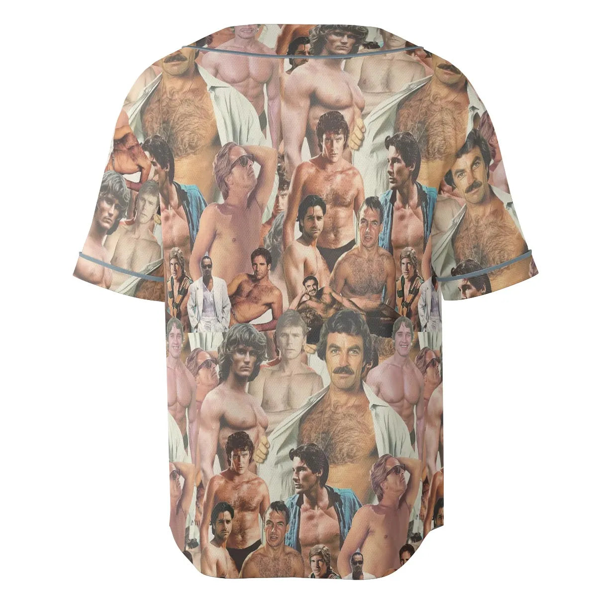 Vintage Hunks of The 80s Unisex Baseball Jersey