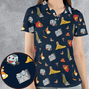 Brave Little Appliances The Brave Little Toaster AOP Men/Women Polo Shirt