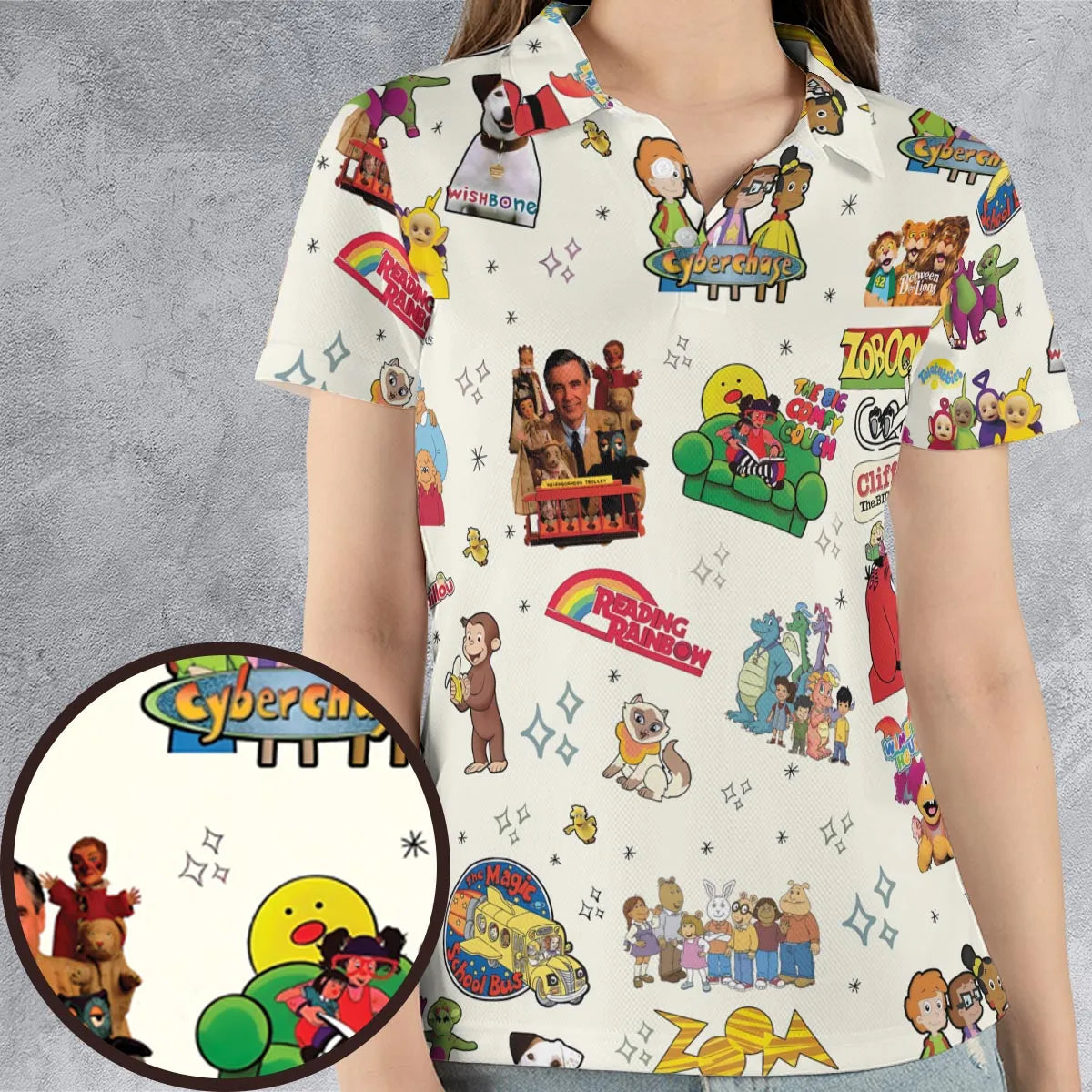 If You Were A PBS Kid AOP Men/Women Polo Shirt