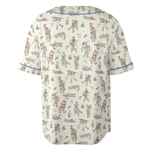 Bad Tempered Rodents Monty Python Unisex Baseball Jersey