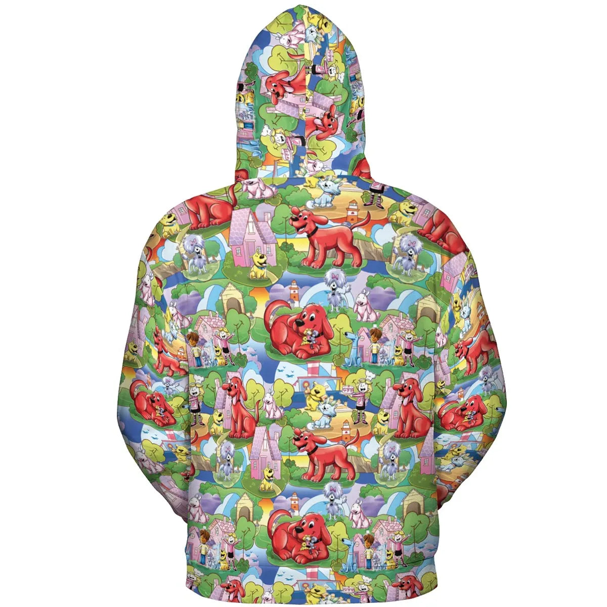 Clifford The Big Red Dog Seamless All-over Print Hoodie