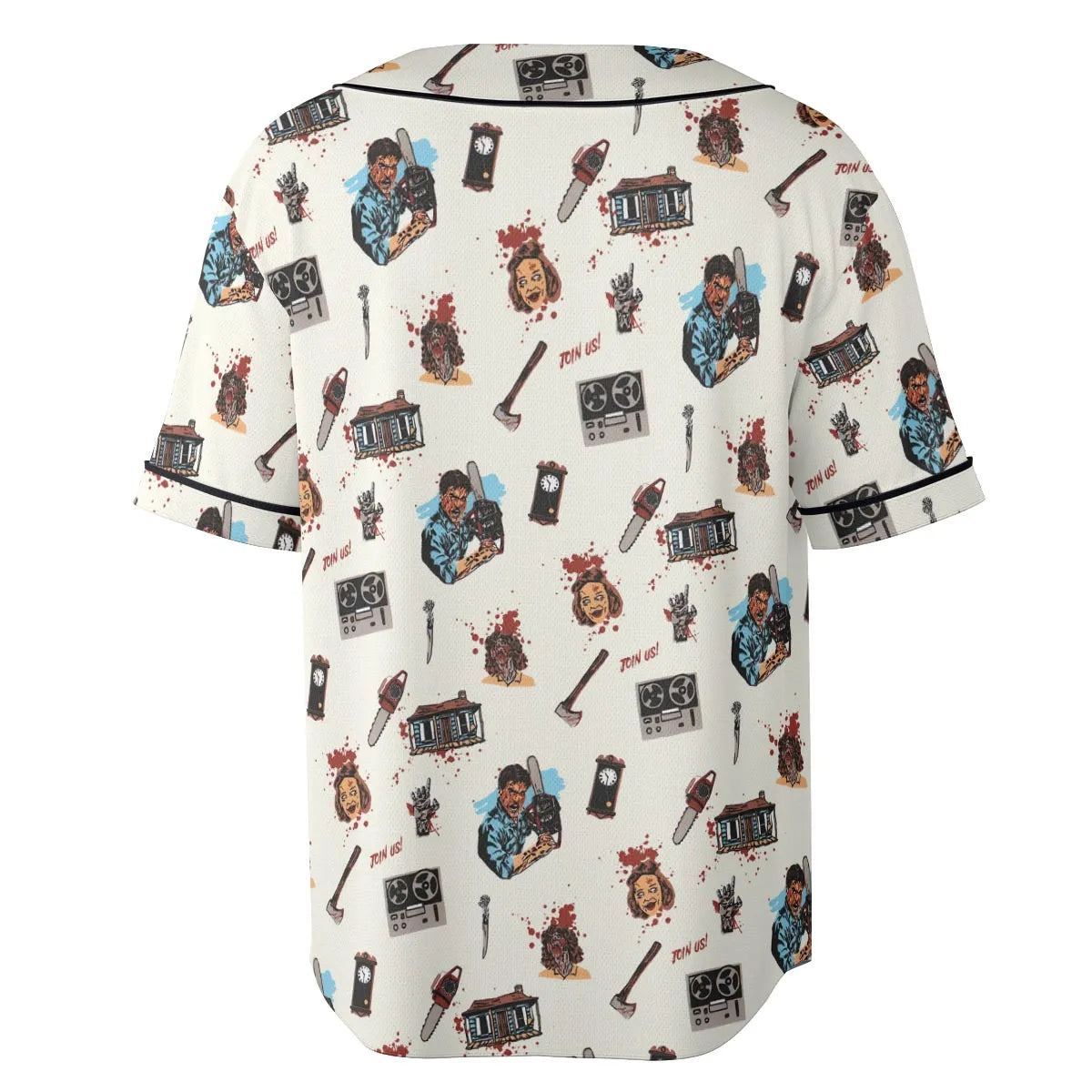 Supernatural Horror Evil Dead Halloween Unisex Baseball Jersey