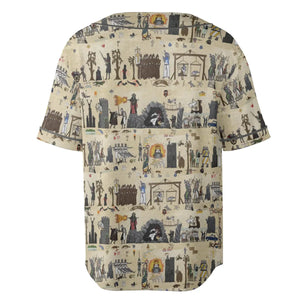 Bayeux Tapestry Monty Python Unisex Baseball Jersey
