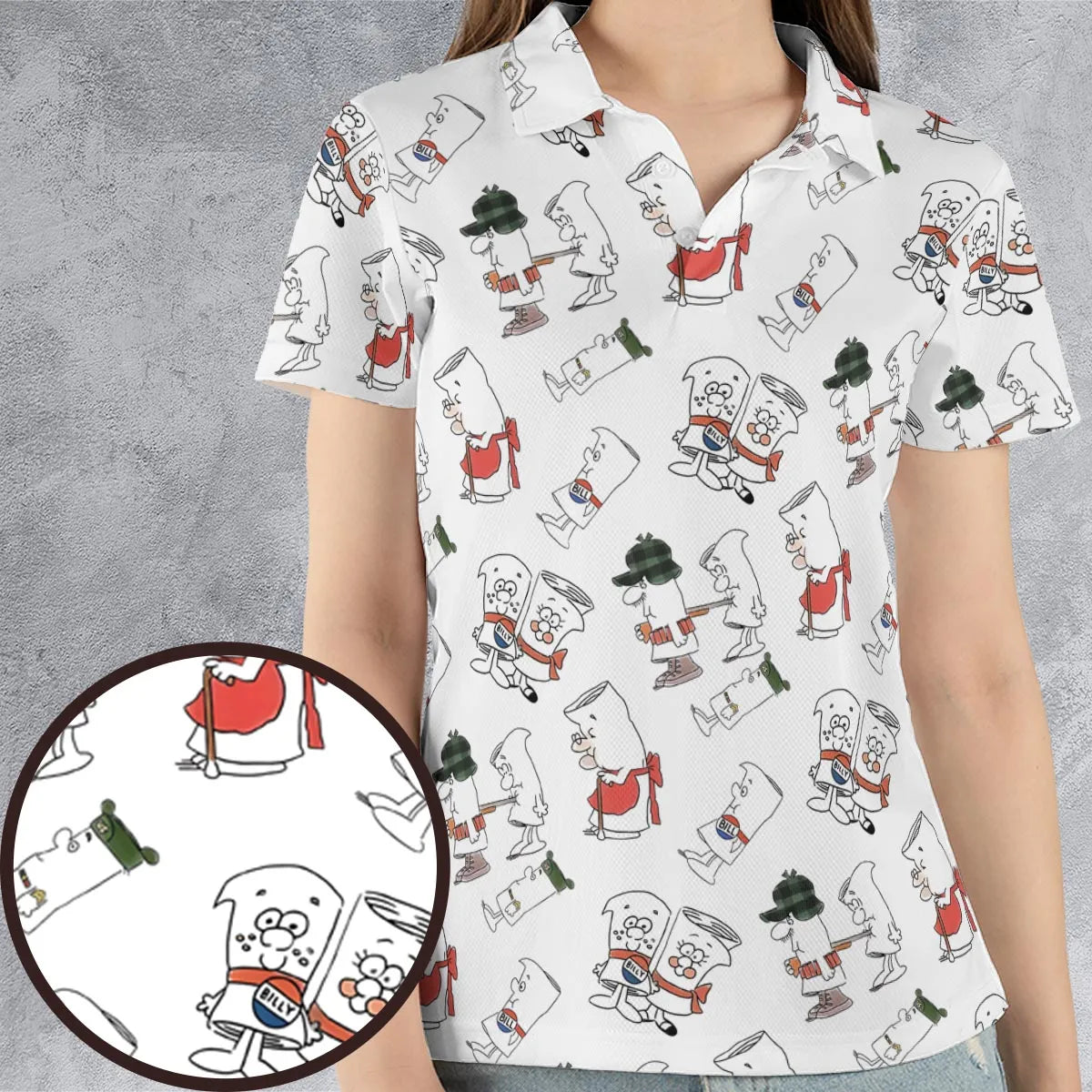 I’m Just A Bill Schoolhouse Rock AOP Men/Women Polo Shirt