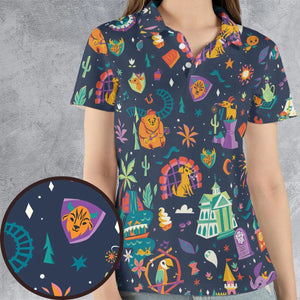 Magic Kingdom Theme AOP Men/Women Polo Shirt