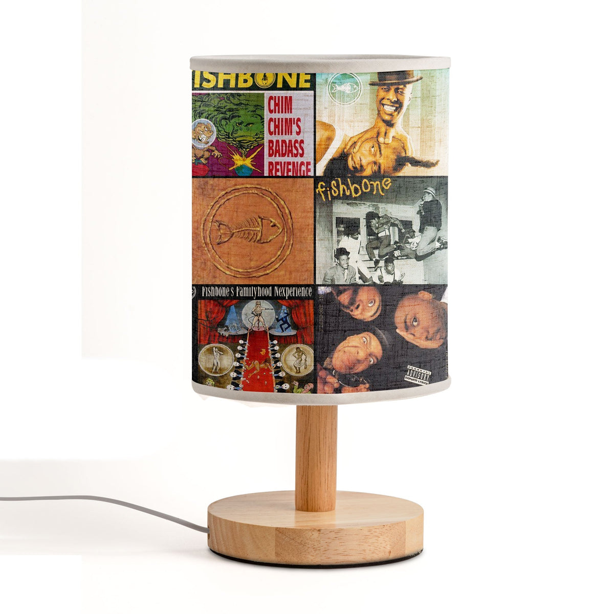 Fishbone Album Art Table Lamp Funk Rock & Ska Punk Decorative Light