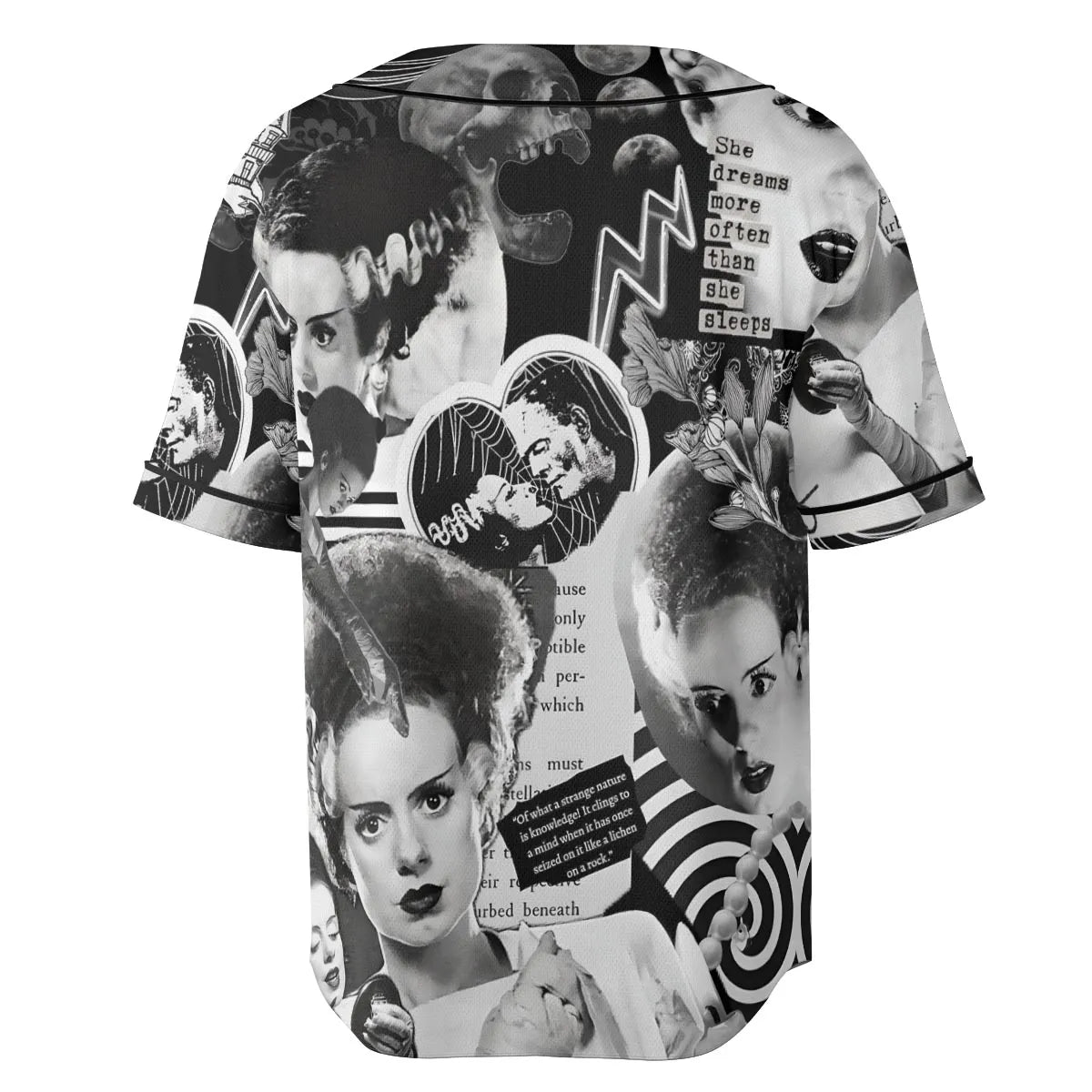 Bride Of Frankenstein Unisex Baseball Jersey