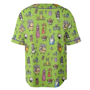 Finn Holy Adventure Adventure Time and Monty Python and the Holy Grail Unisex Baseball Jersey