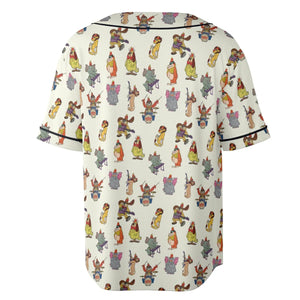 Snorky Fleegle Drooper Bingo The Banana Splits Unisex Baseball Jersey