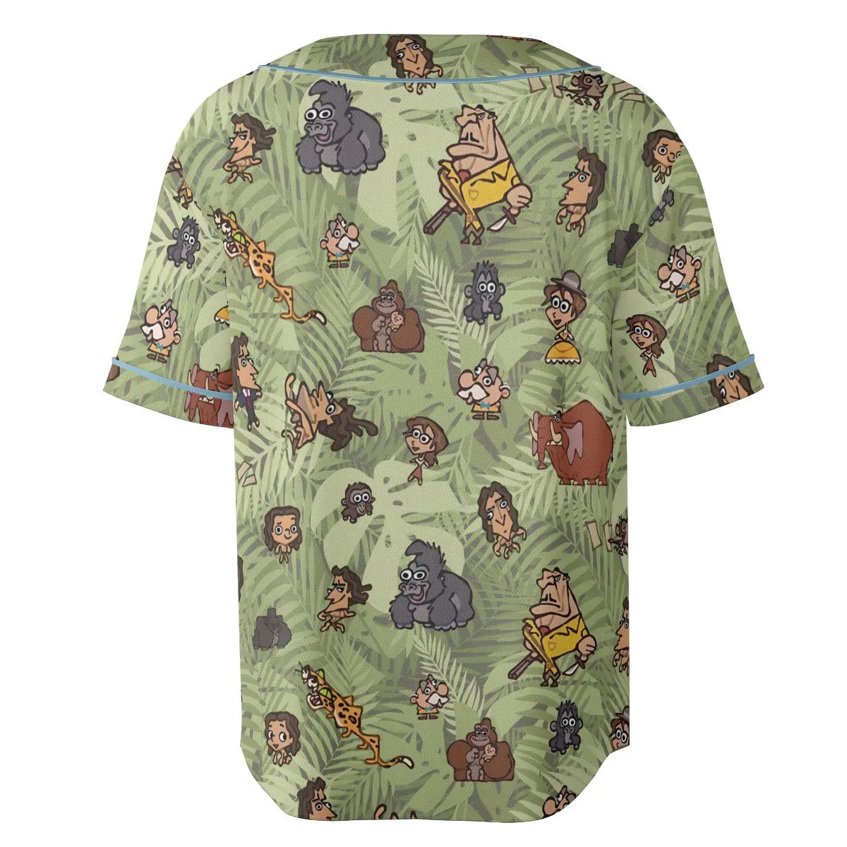Tarzan Characters Unisex Baseball Jersey