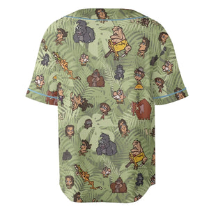 Tarzan Characters Unisex Baseball Jersey