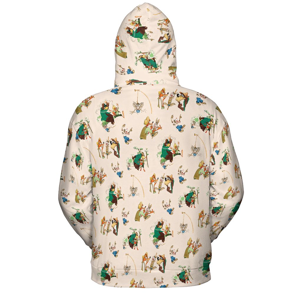 All-over Print Hoodie - 75AFKXTD -  - 4