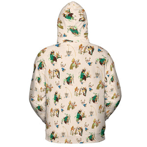 All-over Print Hoodie - 75AFKXTD -  - 4