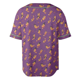 Electric Halloween Cute Pikachu Pattern Unisex Baseball Jersey