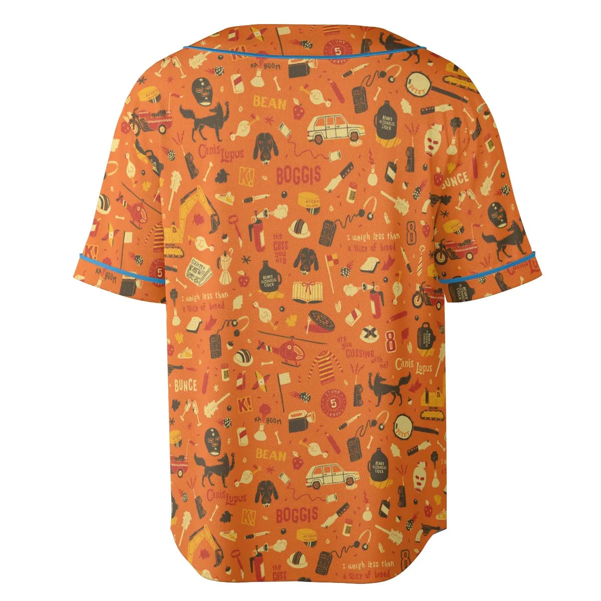Fantastic Mr. Fox Pattern Unisex Baseball Jersey