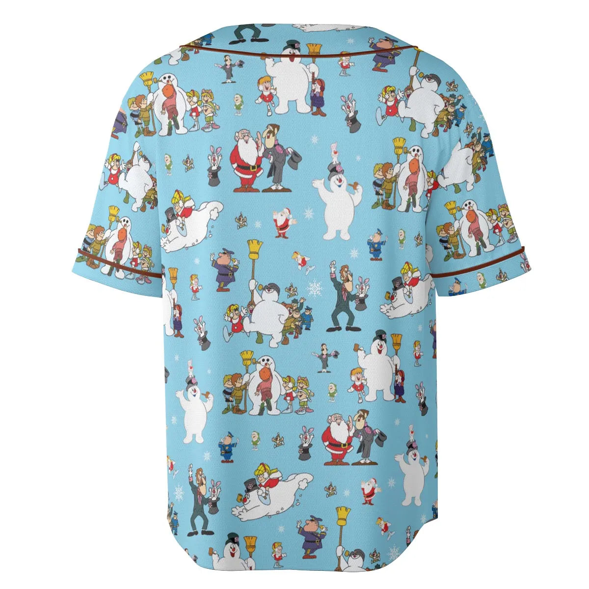 Cast Frosty The Snowman Unisex Baseball Jersey