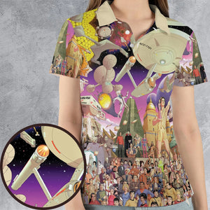 Star Trek The Original Series AOP Men/Women Polo Shirt