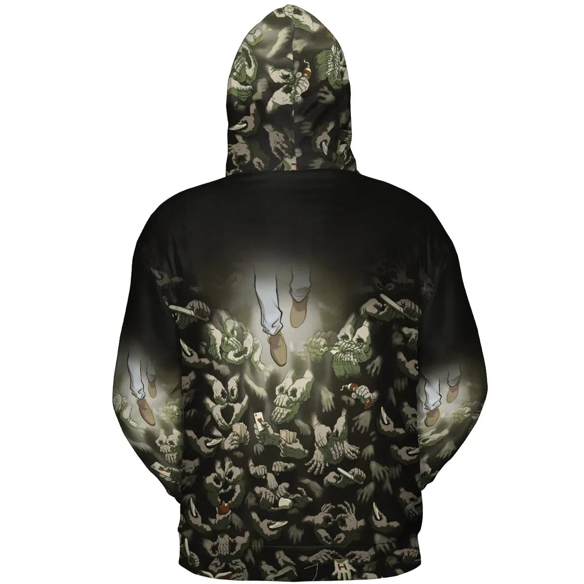 Funny Helping Hands Labyrinth All-over Print Hoodie