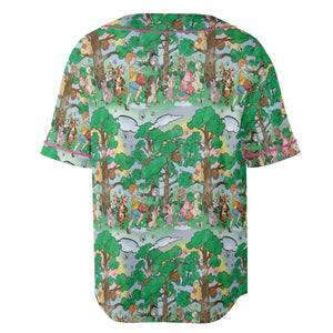 Bear and Friends Winnie the Pooh Unisex Baseball Jersey