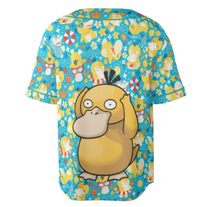 Psyduck Power Pokemon Unisex Baseball Jersey