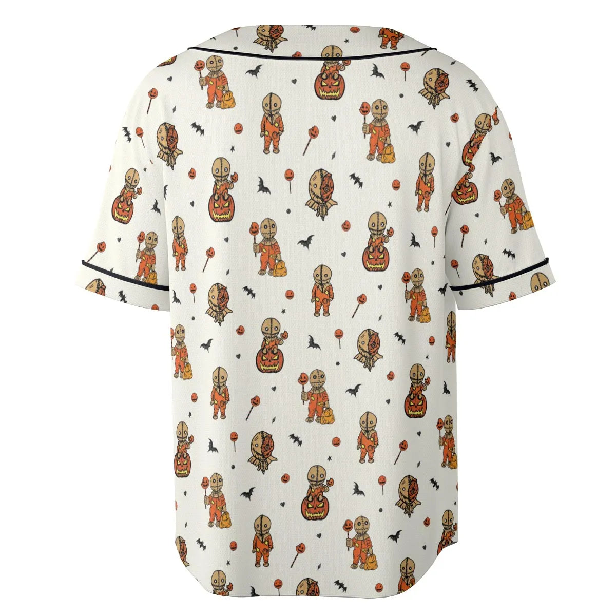 Pumpkin Sam Trick 'r Treat Horror Unisex Baseball Jersey