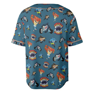 Ripster Slash Street Sharks Unisex Baseball Jersey