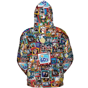 The 60s Classic TV Shows All-over Print Hoodie