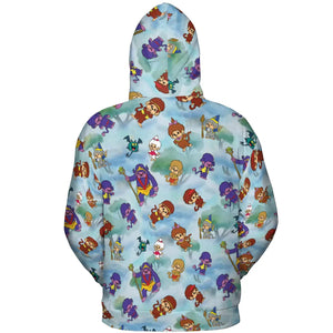 Monchhichis Cartoon Characters All-over Print Hoodie