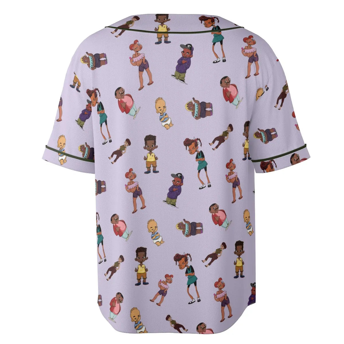 Bebe's Kids Characters Unisex Baseball Jersey