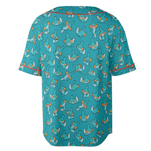Cute Mudkips Pokemon Unisex Baseball Jersey