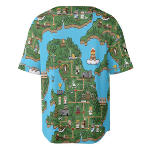 Pixel Art Python Monty Python Unisex Baseball Jersey