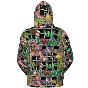 Castle Grayskull Dungeon He-man And The Masters Of The Universe All-over Print Hoodie