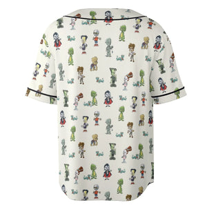 Classic Universal Monster Babies Unisex Baseball Jersey