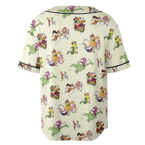 NBC Vintage Cartoon Unisex Baseball Jersey