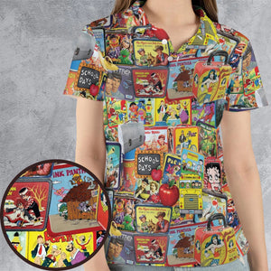 Retro Land TV Shows AOP Men/Women Polo Shirt